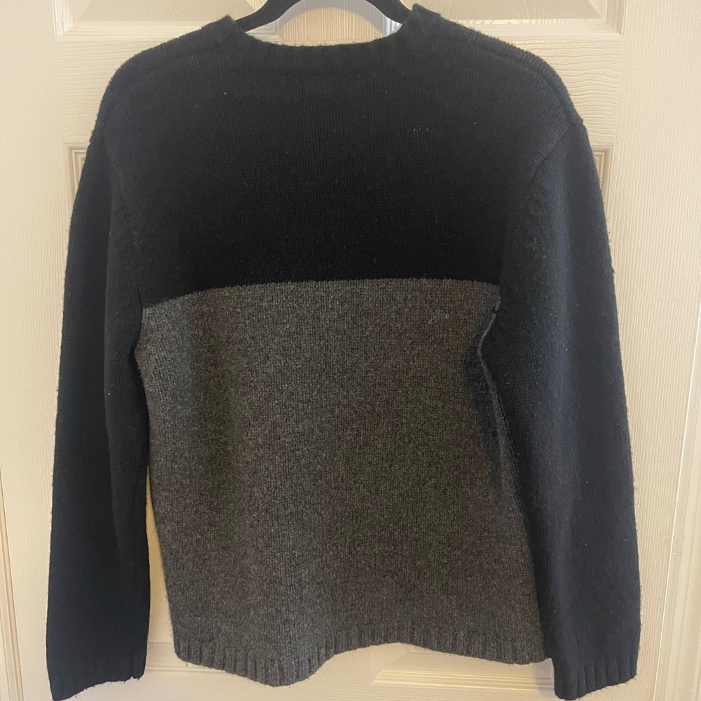 Vintage 100% wool Old Navy sweater ski snowflake preppy New England frozen - Picture 2 of 8